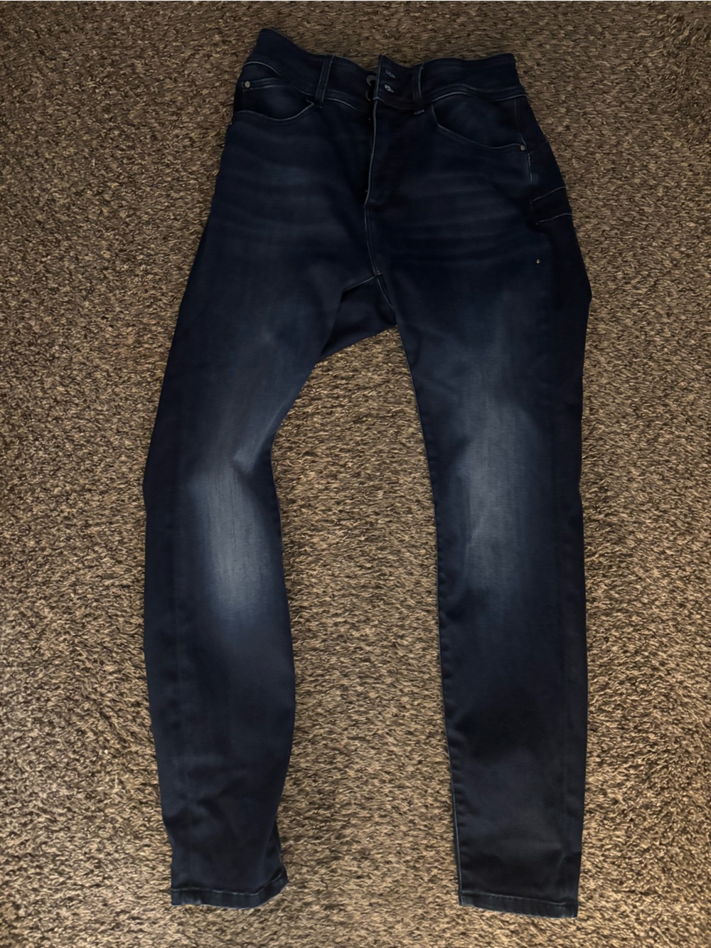 Guess Women's High Rise Dark Blue Skinny Jeans